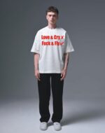 Love and Cry ❌ Fuck and Fly ✅ T-Shirt - Image 2